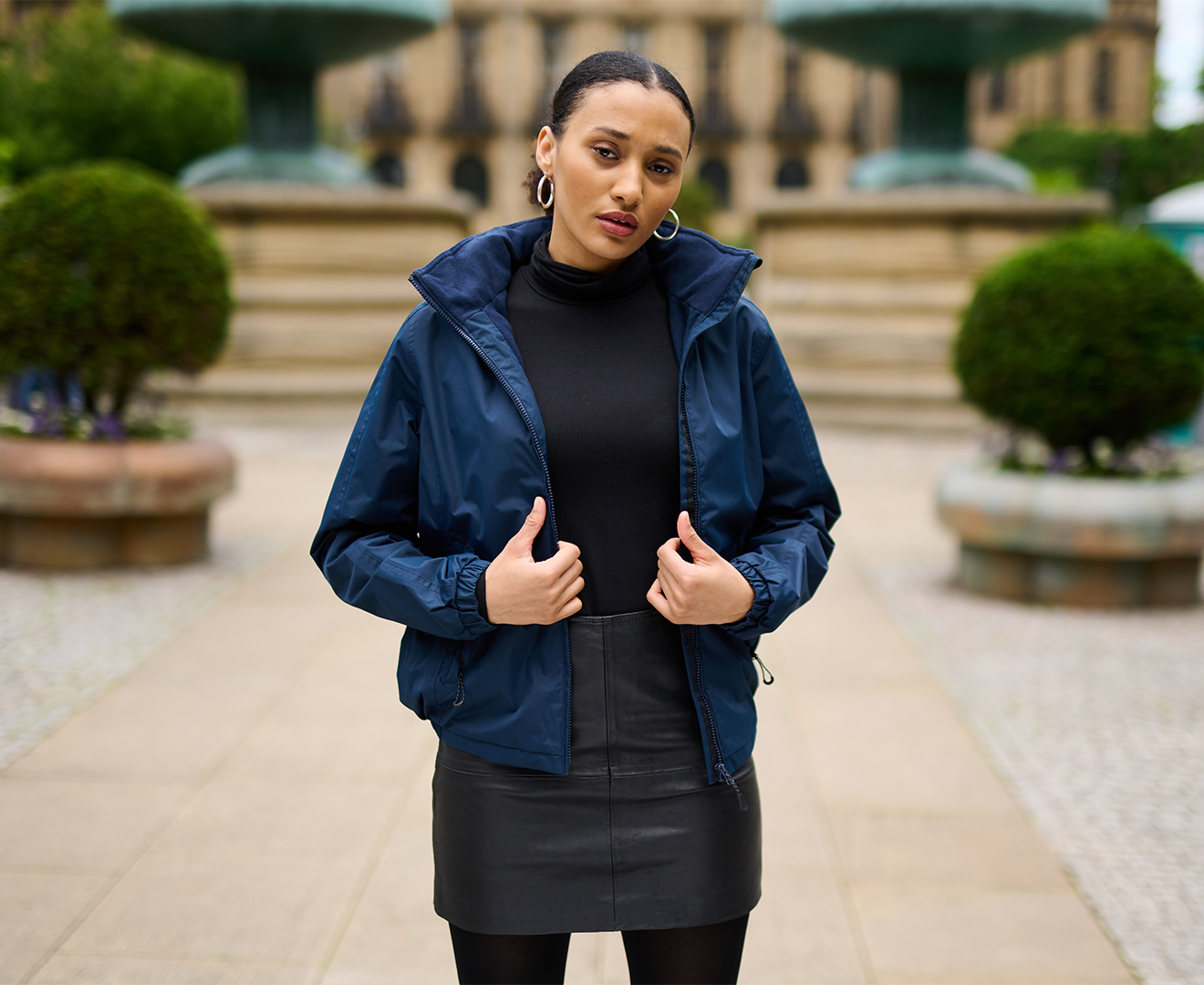 Fleece lined bomber jacket womens Clearance