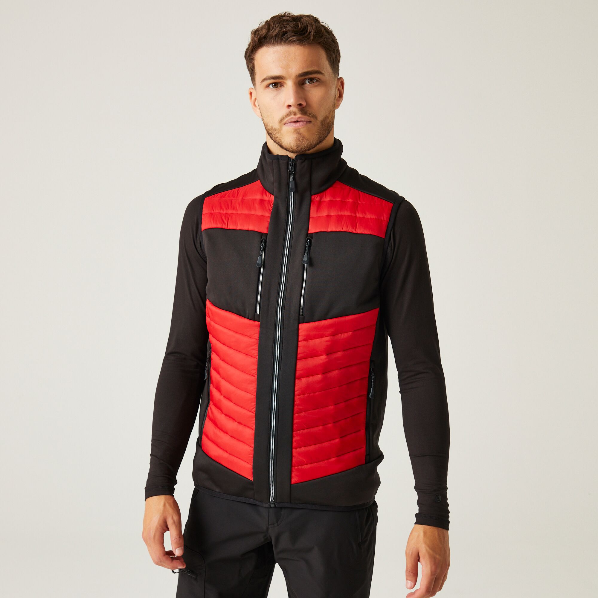 Regatta E-Volve 2-Layer Bodywarmer Ash/Black Small 37.5 Chest - Screwfix Regatta E-Volve 2-Layer Bodywarmer Ash/Black Small 37.5 Chest - Screwfix