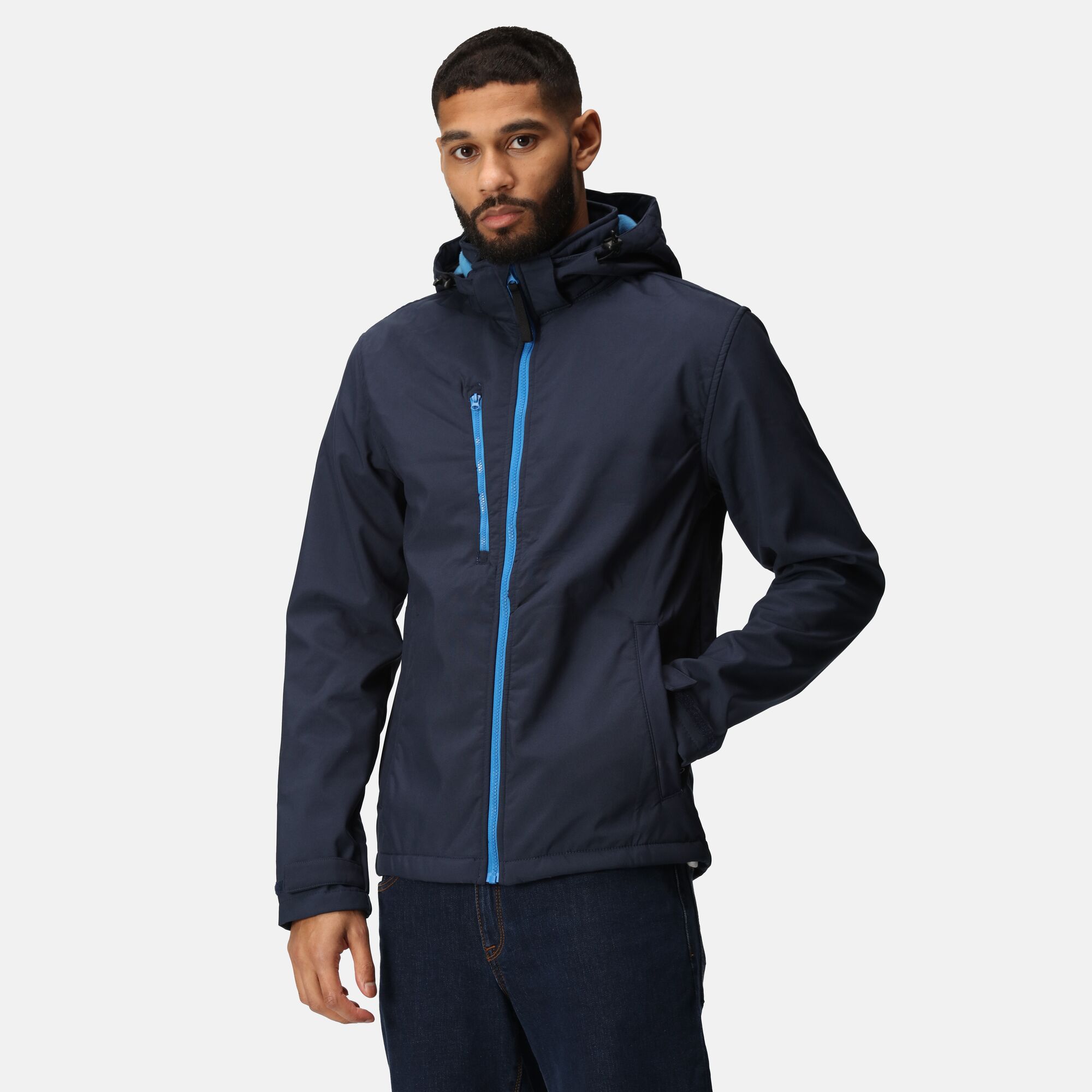 VENTURER 3 LAYER HOODED PRINTABLE SOFTSHELL JACKET Regatta Professional